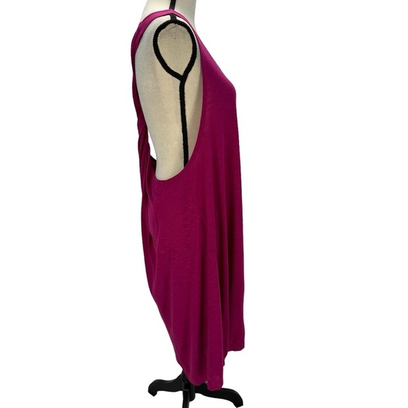 Becca Sleeveless Racerback Swimsuit Cover Up Dress - Pink - size 2X - Picture 2 of 10